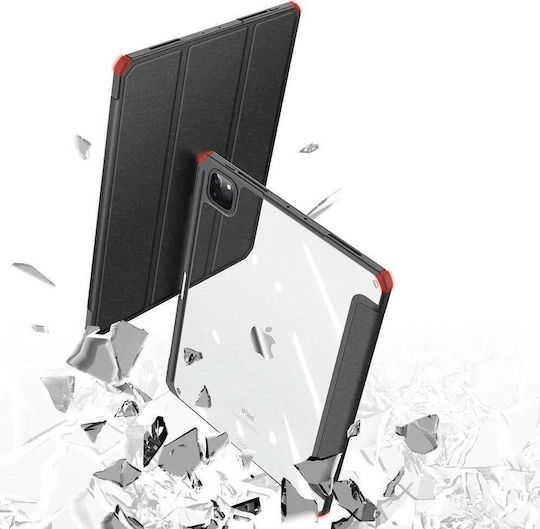 Dux Ducis Toby Flip Cover Durabilă Neagră (iPad Pro 2021 12.9")