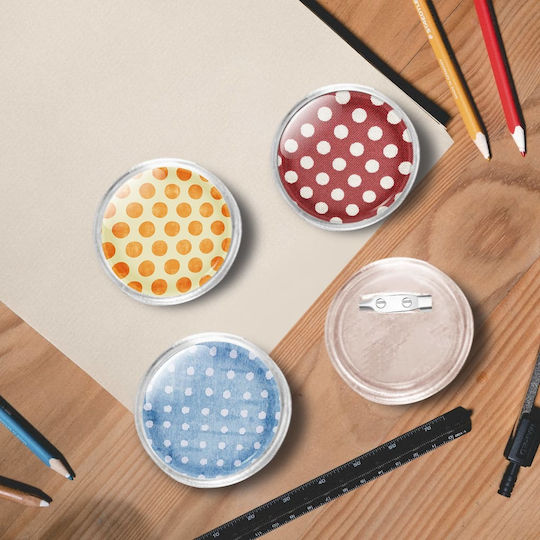vidaXL Acrylic Brooch Pins 44 mm 100 Pieces