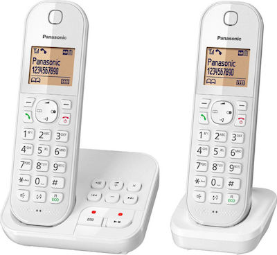 Panasonic KX-TGC422 Telefon fără fir Duo Alb