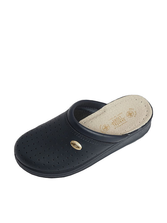 Sanital Light Damen Leder Anatomic Holzschuhe