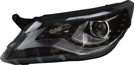 Carner Предни светлини LED за Volkswagen Тигуан Изглед на фейслифта mk1 R-line 2007-2011 2бр