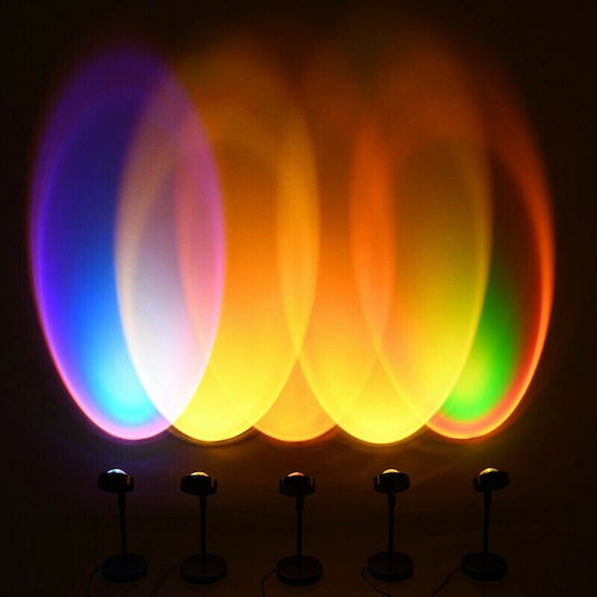 GloboStar LED Подова Лампа В94xД15см. Черен