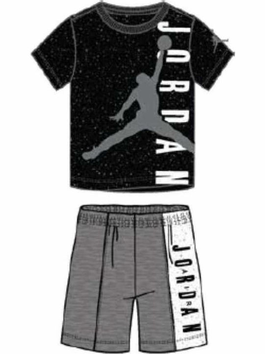 Kids' Set with Shorts Summer 2pcs Black