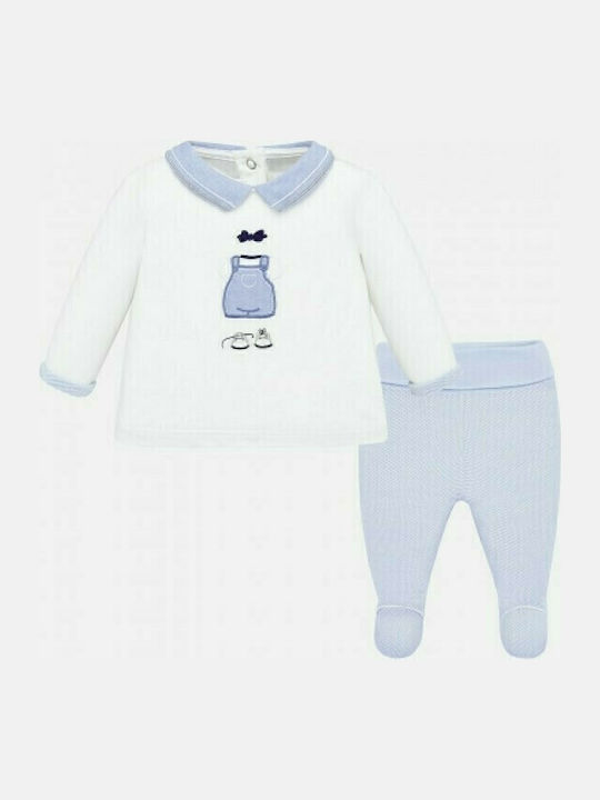 Mayoral Kids Set with Pants Winter 2pcs White