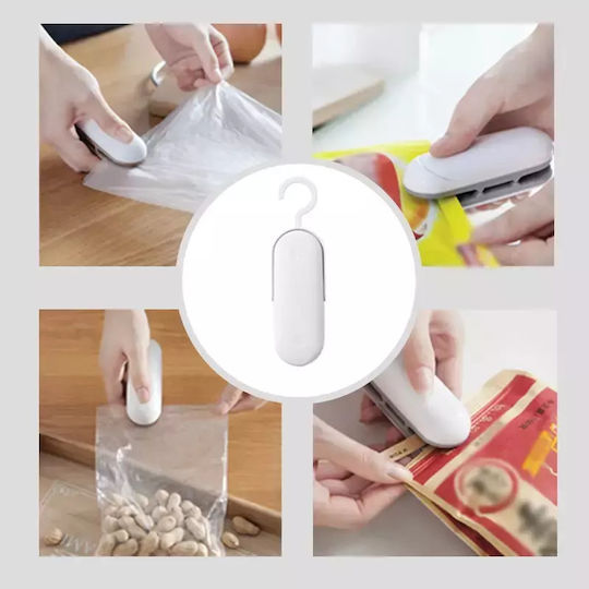 HUH-0002 Vacuum Sealer for Food Bags 14.4x3.5x4cm White