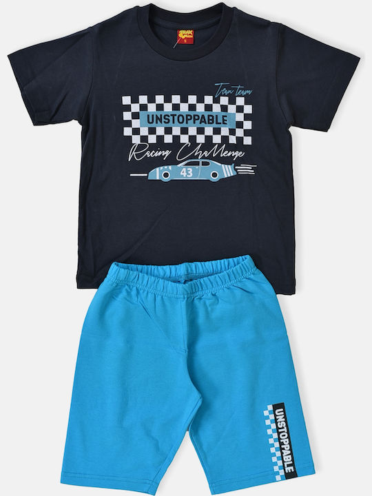 Trax Kids Set with Shorts Summer 2pcs Gray