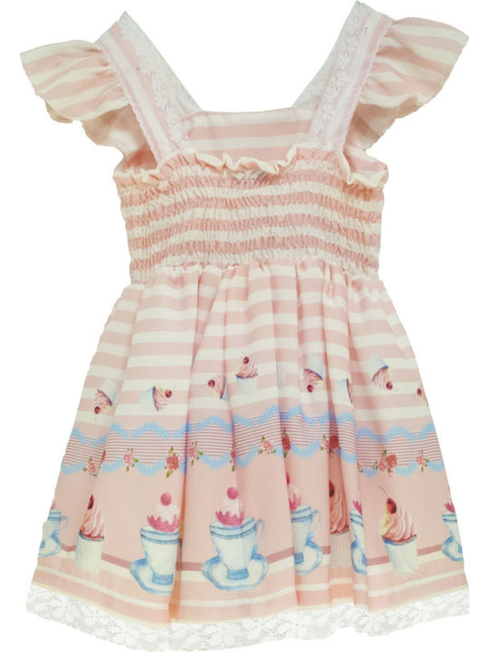 All Stars Cupcakes Kids Dress Sleeveless Pink