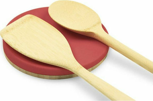 Pebbly Placemats for Cooking Utensils Bamboo