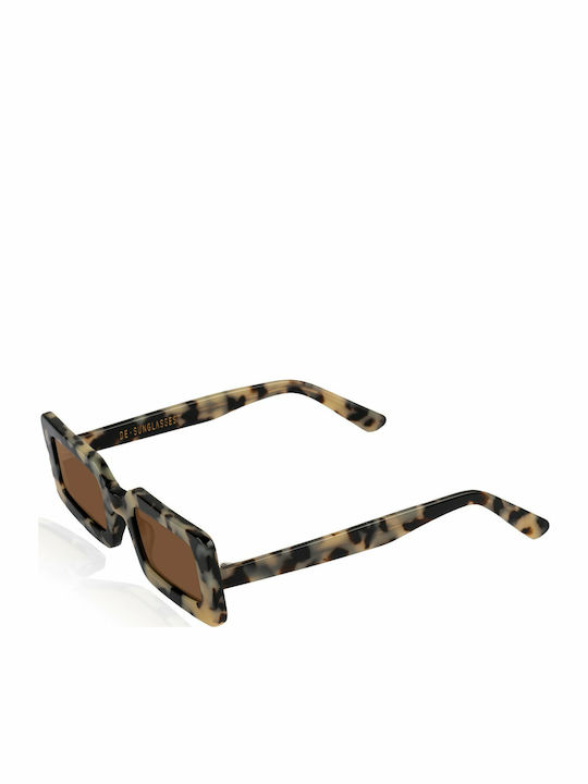 De Sunglasses Omicron Γυαλιά Ηλίου Καφέ με Κοκκάλινο Σκελετό De Sunglasses Omicron Γυαλιά Ηλίου Καφέ με Κοκκάλινο Σκελετό