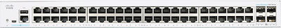 Cisco CBS350-48T-4G Verwaltet L2 Switch mit 48 Ports Gigabit (1Gbps) Ethernet und 4 SFP Ports