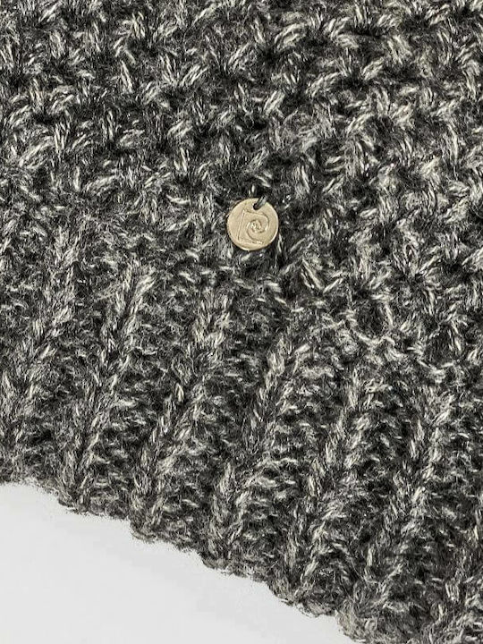 Pierre Cardin 0230 Knitted Beanie Cap Gray