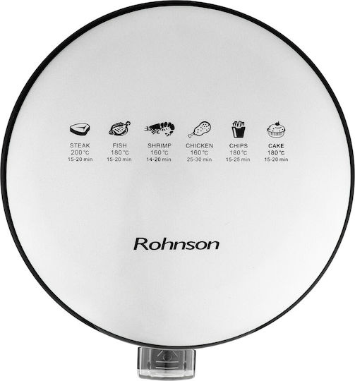 Rohnson Air Fryer 2.5lt Μαύρο R-2822