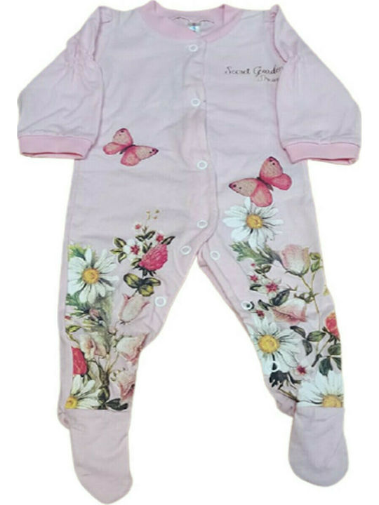 Dreams by Joyce Long-Sleeved Onesie Pink