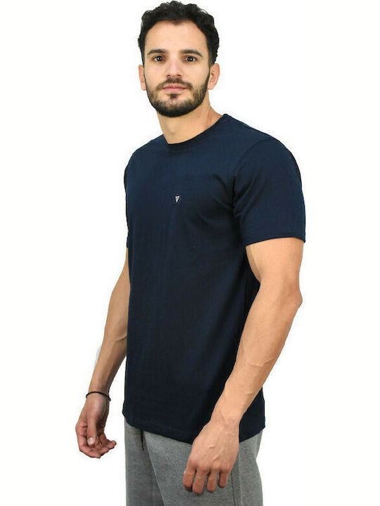 Αθλητικό T-shirt Navy Μπλε