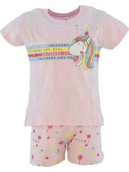 Dreams by Joyce Kinder-Nachtwäsche Sommer Rosa Einhorn