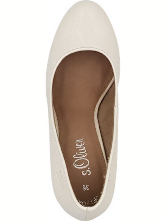 Leather White Heels