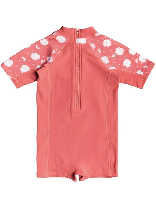 Roxy Springsuit Παιδικό Μαγιό Ολόσωμο Ροζ