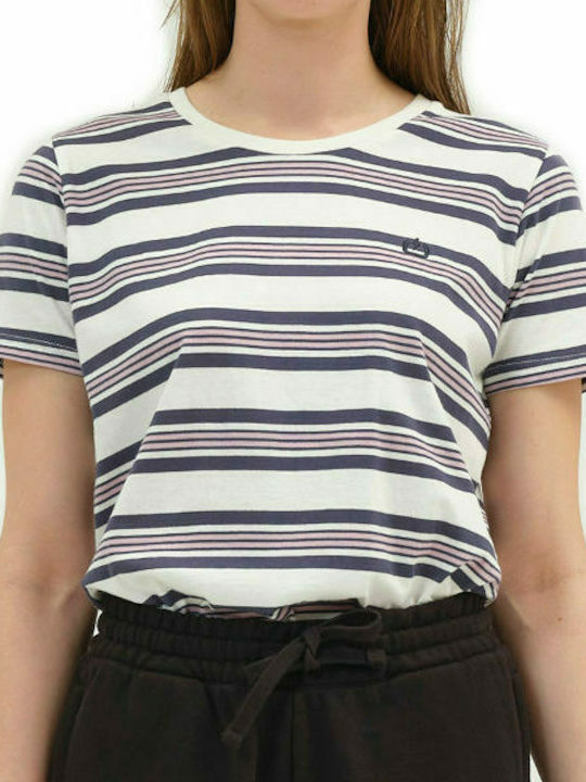 Emerson Women's T-shirt Striped White