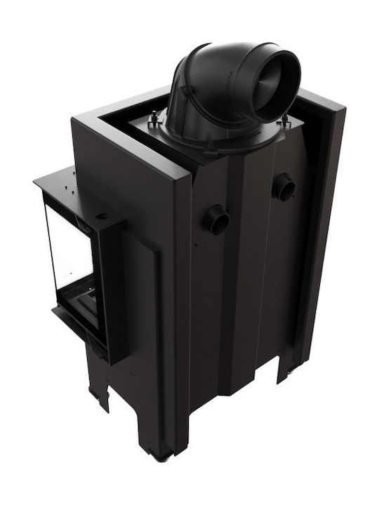 Kratki NBC BSL P 680 280 Ενεργειακό Τζάκι Ξύλου Αερόθερμο 7kW Τρίπλευρο με Ανοιγόμενη Πόρτα