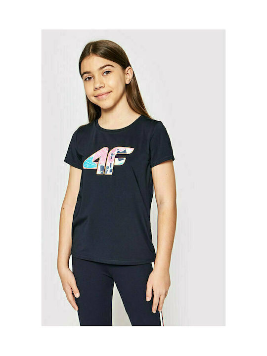 4F Kids T-shirt Navy Blue