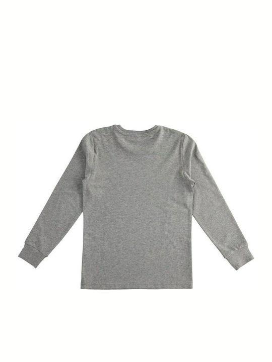 iDO Kids Blouse Long Sleeve Gray 'Break The Rules'