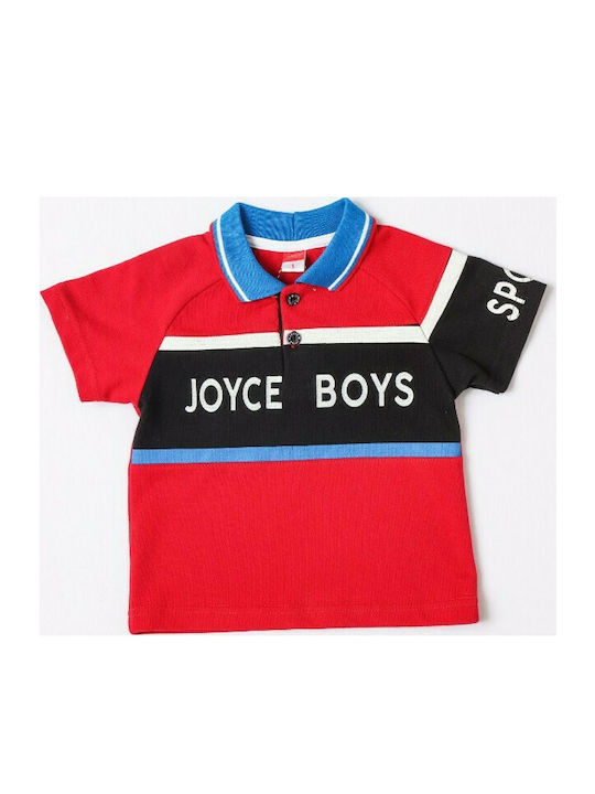 Joyce Kids Polo Short Sleeve Red