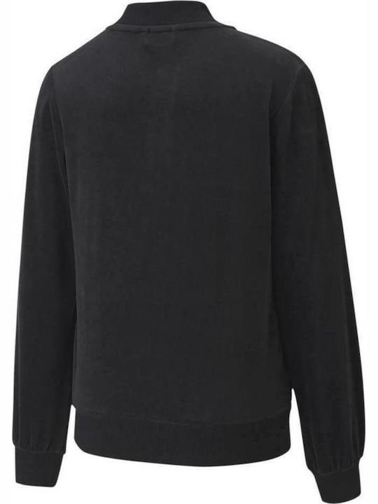 Puma Girls Athleisure Cardigan with Zipper Black