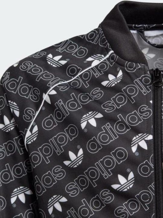adidas Детска Жилетка Superstar Track Jacket Черен