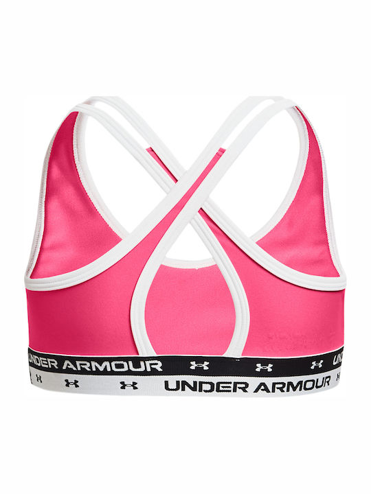 Under Armour Crossback Solid Kids' Bralette Fuchsia