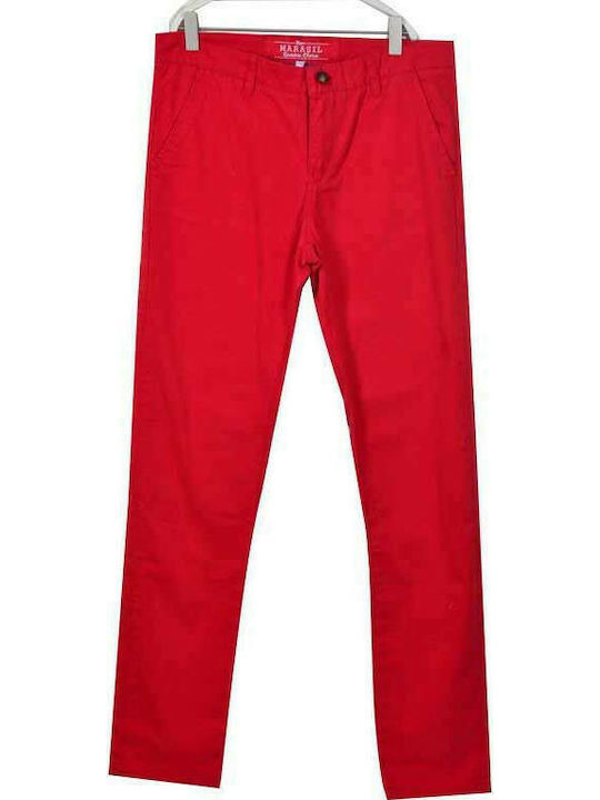 Marasil Boys Fabric Trouser Red