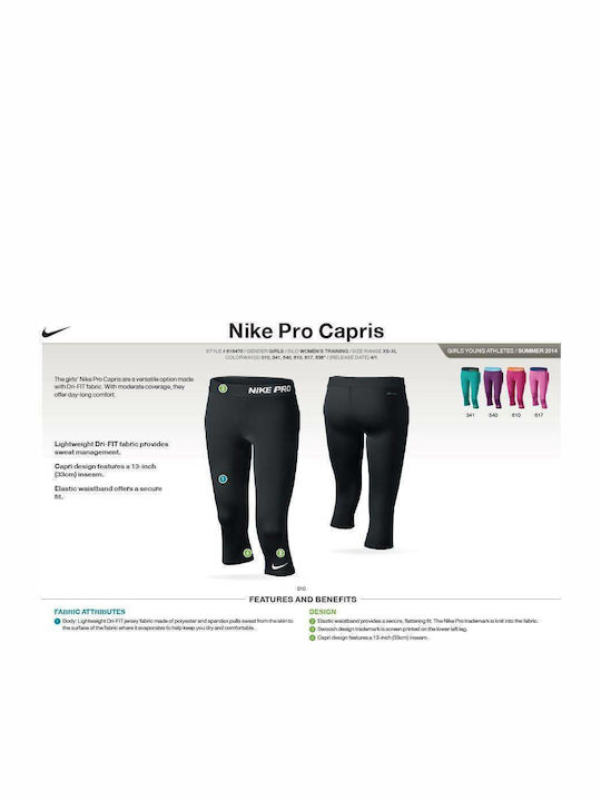 Colant Copii Sportiv Capri Roz Pro