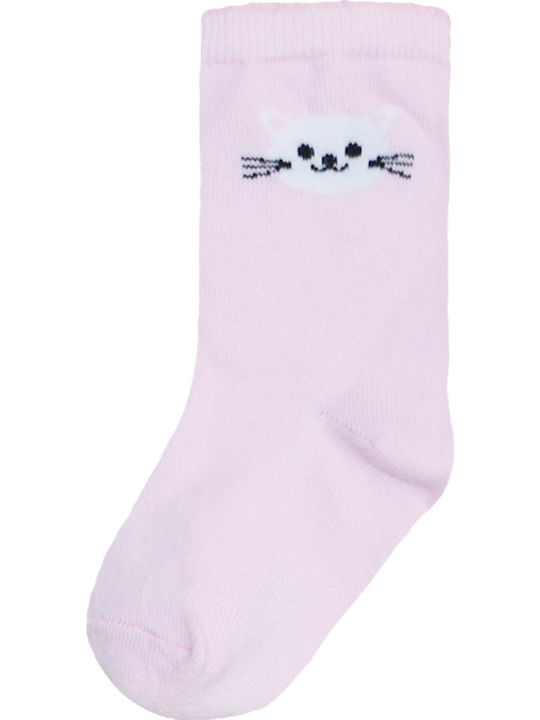 Energiers Kindersocken Kniehohe Rosa 3 Paar