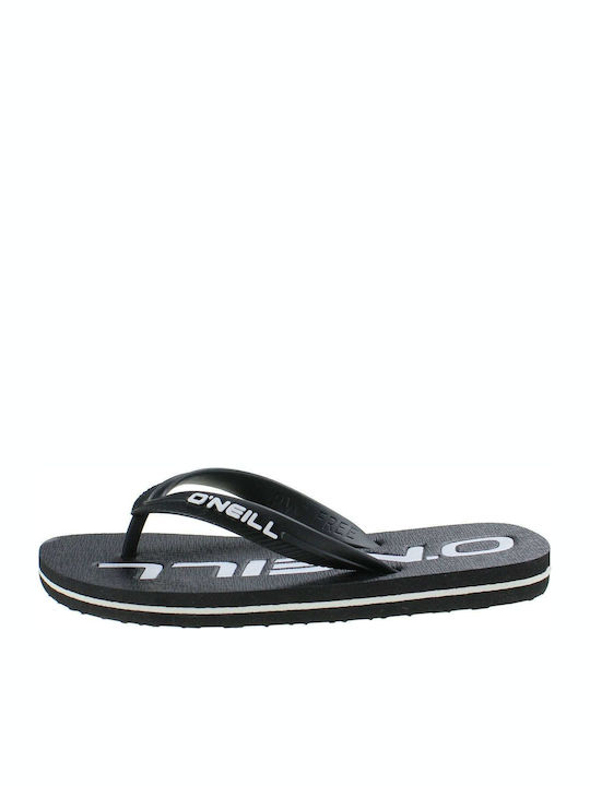 Kids' Flip Flops Black Profile Logo Sandals Ink