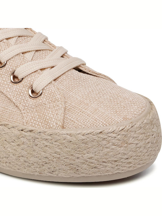 Damen Espadrilles in Beige Farbe