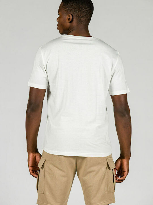 GSA Ανδρικό T-shirt Λευκό Με Στάμπα