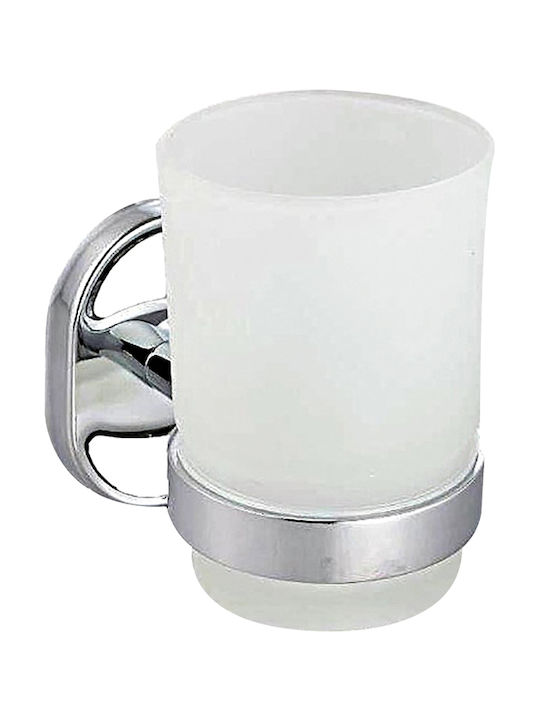 Sidirela Inox Cup Holder Wall Mounted Silver