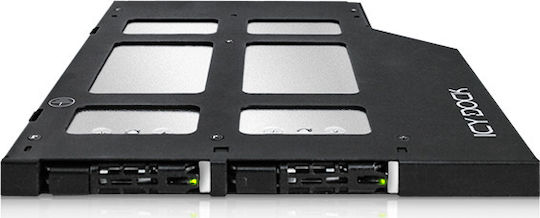 Icy Dock ToughArmor Πλαίσιο Μαύρο MB852M2PO-B