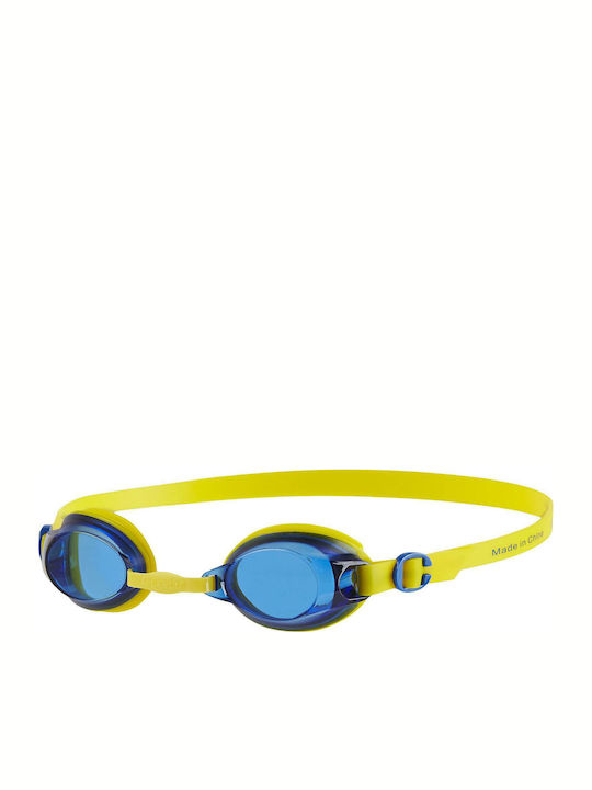 Speedo Jet 809298C103 Schwimmbrillen Kinder mit Antibeschlaglinsen Blau/Gelb Gelb 8-09298-C103