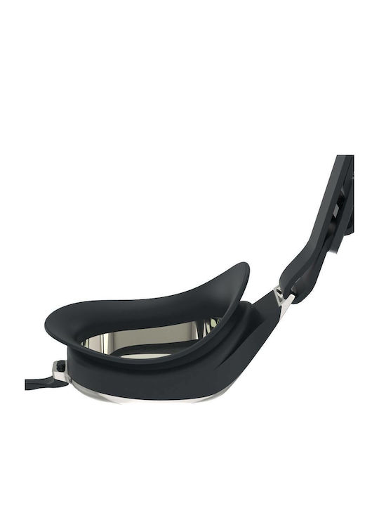 Speedo Hydropure Schwimmbrille Erwachsene mit Antibeschlaggläsern Schwarz