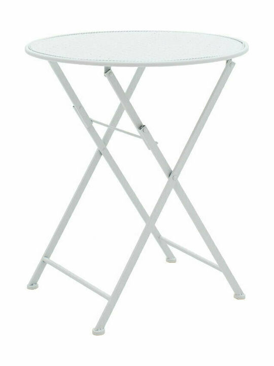 Set Sala De Mese Pentru Exterior Walen 3 Piese Alb