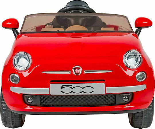 Fiat 500 Cabrio 12 Volt Einsitzer Mit Fernbedienung Inspiriert 12 Volt Rote Für 3+ Jahre