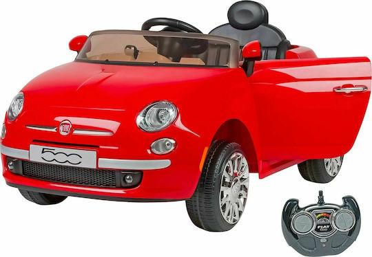 Fiat 500 Cabrio 12 Volt Einsitzer Mit Fernbedienung Inspiriert 12 Volt Rote Für 3+ Jahre