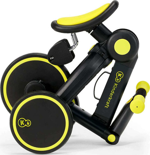 Kinderkraft 4 Trike Foldable & Convertible 3 in 1 for 1-5 Years Old Black