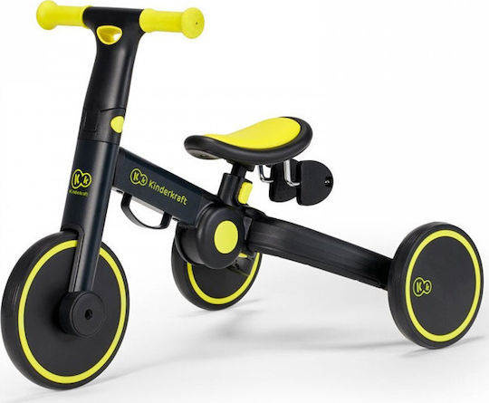 Kinderkraft 4 Trike Foldable & Convertible 3 in 1 for 1-5 Years Old Black