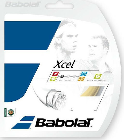 Babolat Xcel Tennis-Saiten Weiß 12m, Ø1.30mm