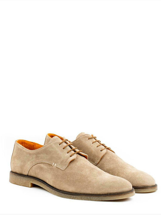 Men's Suede Tied Shoes Ambitious ASH.7S1.080.027 SAND SAND