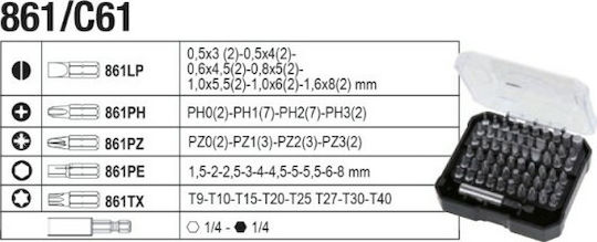 Beta 4300E/21 Βαλίτσα με 212 Εργαλεία