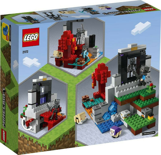 LEGO Minecraft The Ruined Portal pentru 8+ ani Ani 316buc