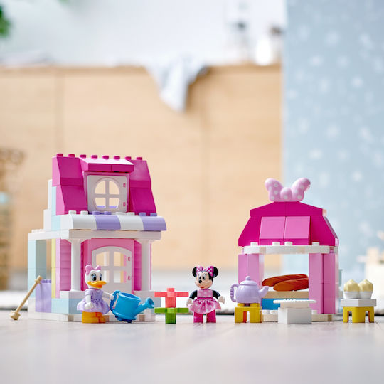 LEGO Duplo Casa și Cafenea Minnie pentru Vârsta 2+