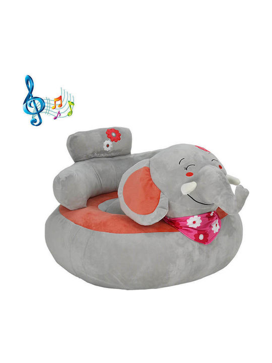 Beanbag Elephant Gray 55x50x60cm